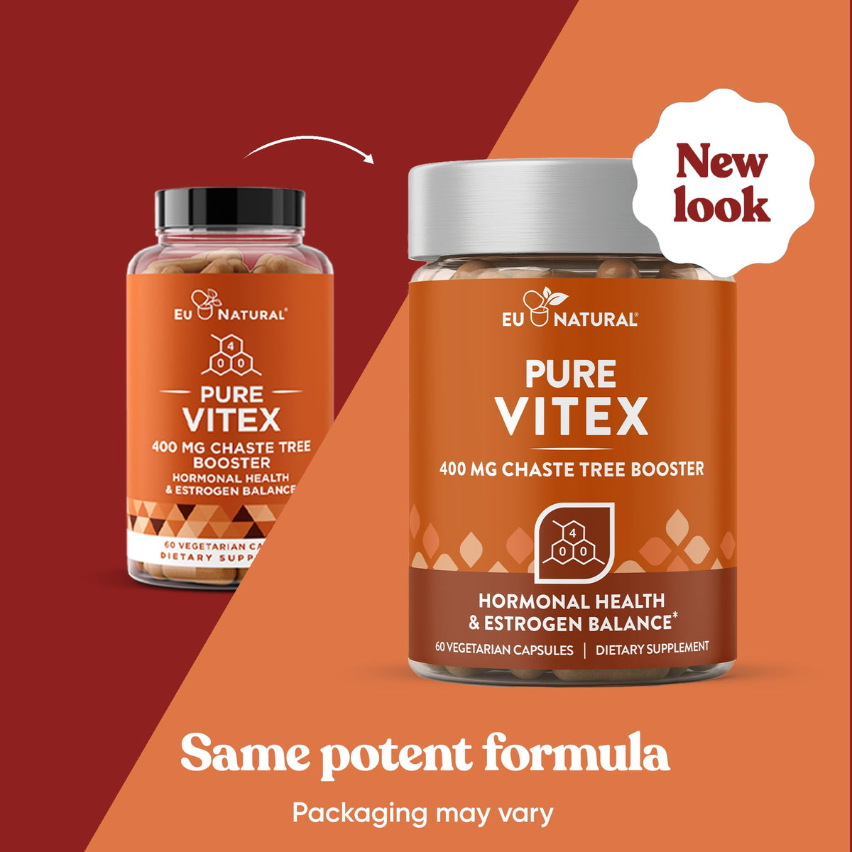 Eu Natural Vitex Chasteberry 400mg Women's Cycle Support - 60 Capsules - image 2