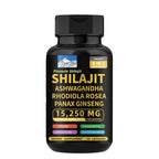 Pinnacle Shilajit 8-in-1 Herbal Supplement Capsules - 60 Count