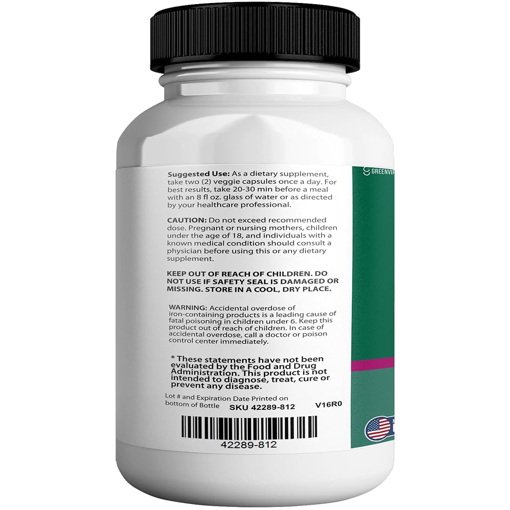 GREENVIFY Neuro Zoom Max Extra Strength Brain Support with Herbal
