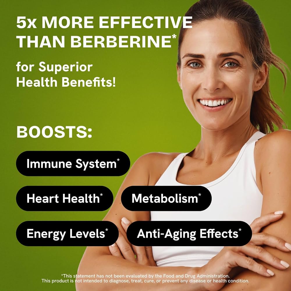 HealMeal Dihydroberberine Supplement - Berberine with Ceylon Cinnamon