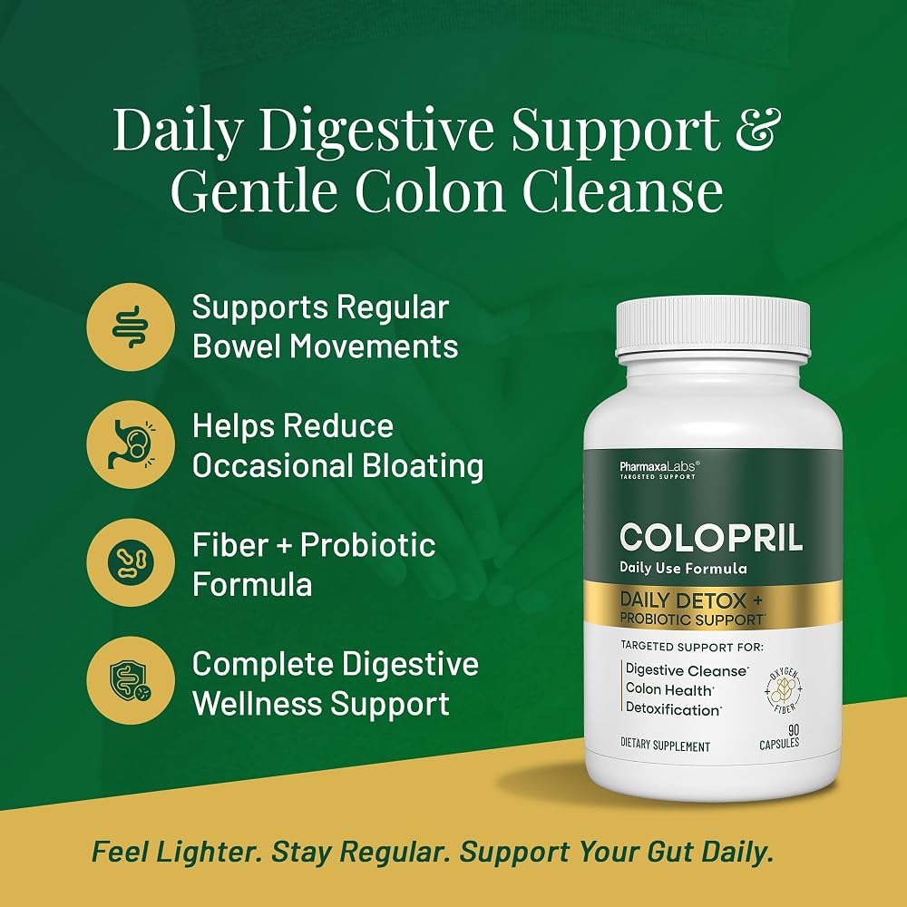 Colopril Colon Cleanse Dietary Supplement - 90 Capsules - image 2