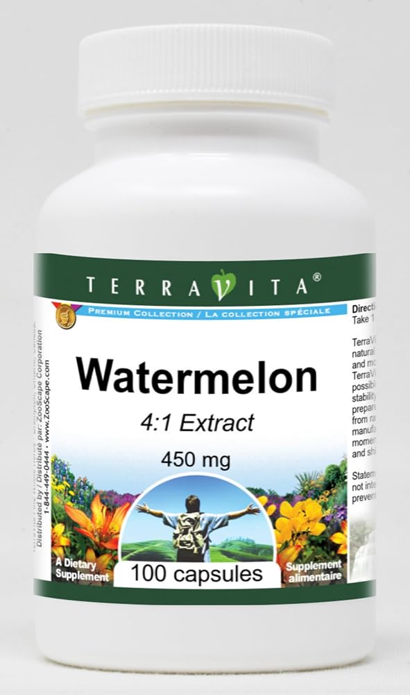 Terravita Watermelon 4:1-450 mg (100 Capsules, ZIN: 521605)