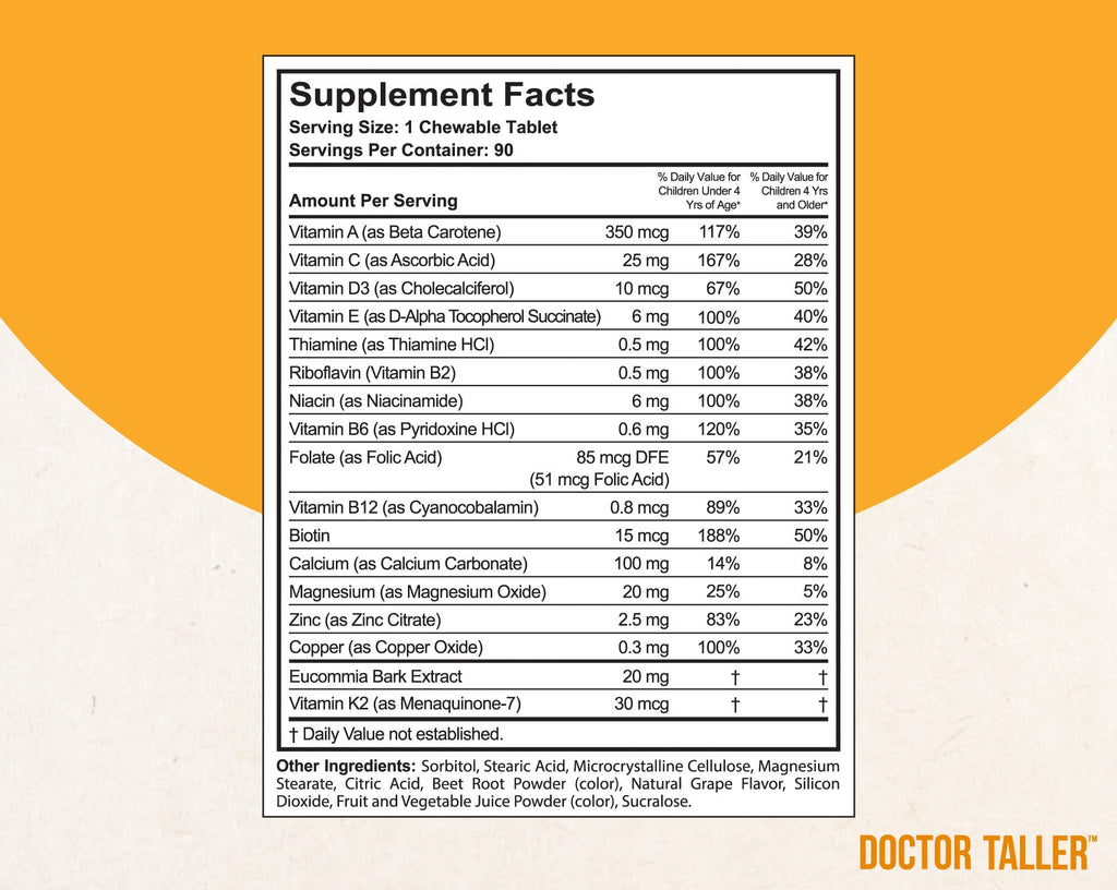 NuBest Doctor Taller Kids Multivitamin - 180 Tablets - image 3