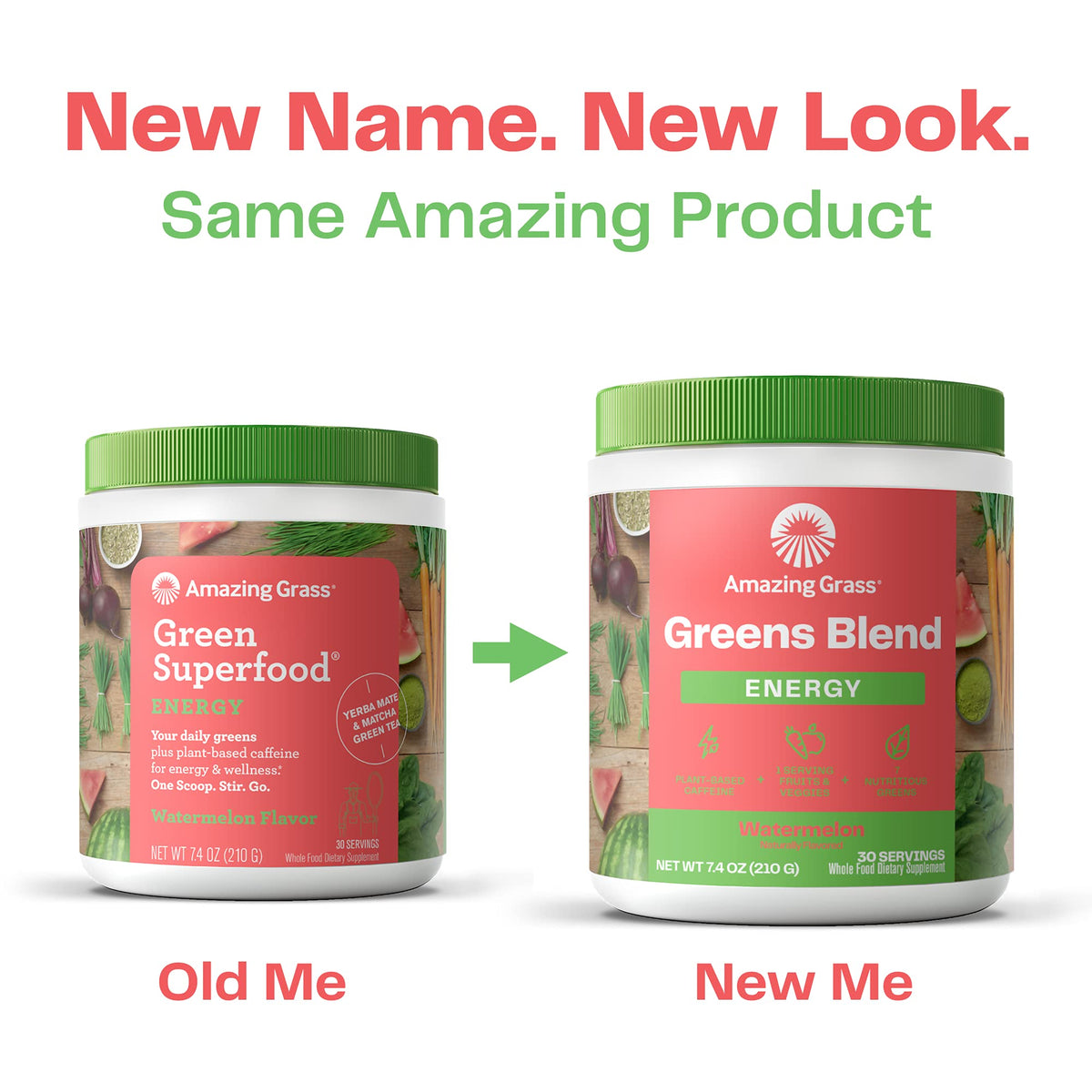 Amazing Grass Green SuperFood Energy Powder with Matcha - 30 Servings - image 3
