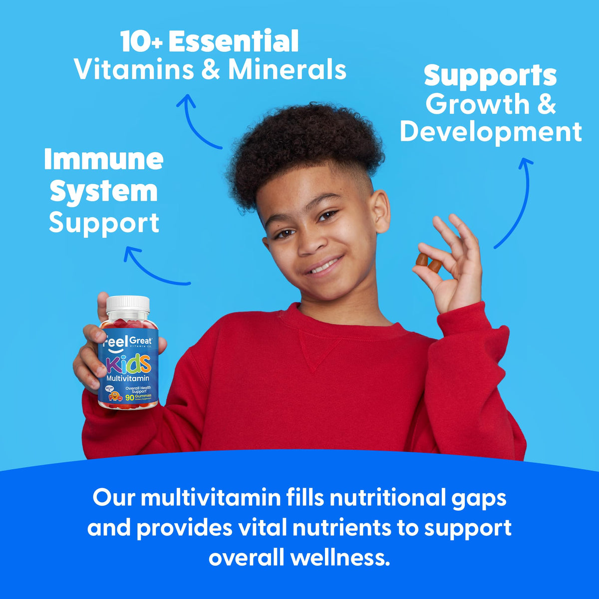The Feel Great Vitamin Company Organic Kids Multivitamin Gummies - 90 Count - image 5