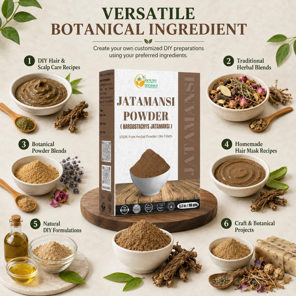 Herbs Botanica Jatamansi Root Powder for Hair Growth - 150g - image 3
