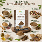 Herbs Botanica Jatamansi Root Powder for Hair Growth - 150g - image 3