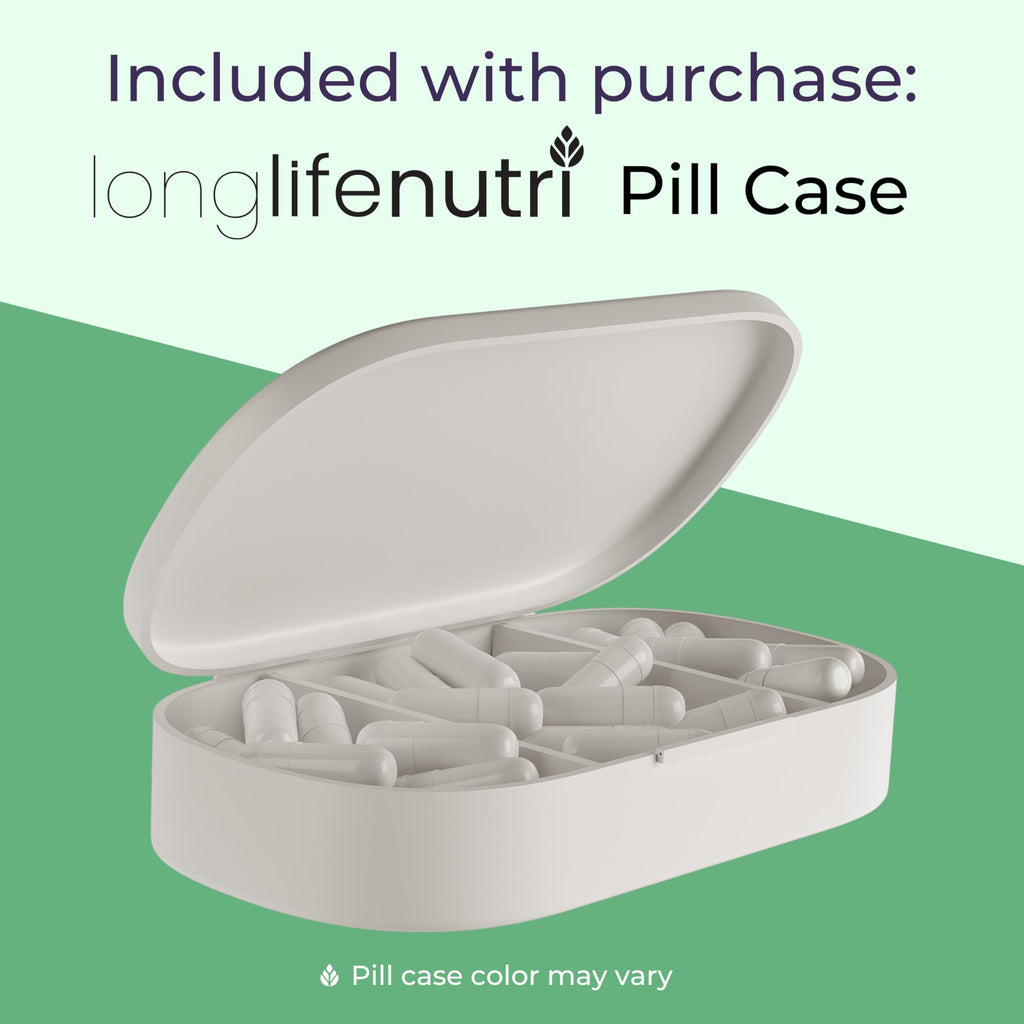 LongLifeNutri White Mulberry Leaf Extract 500mg - 200 Vegetarian Capsules - image 6
