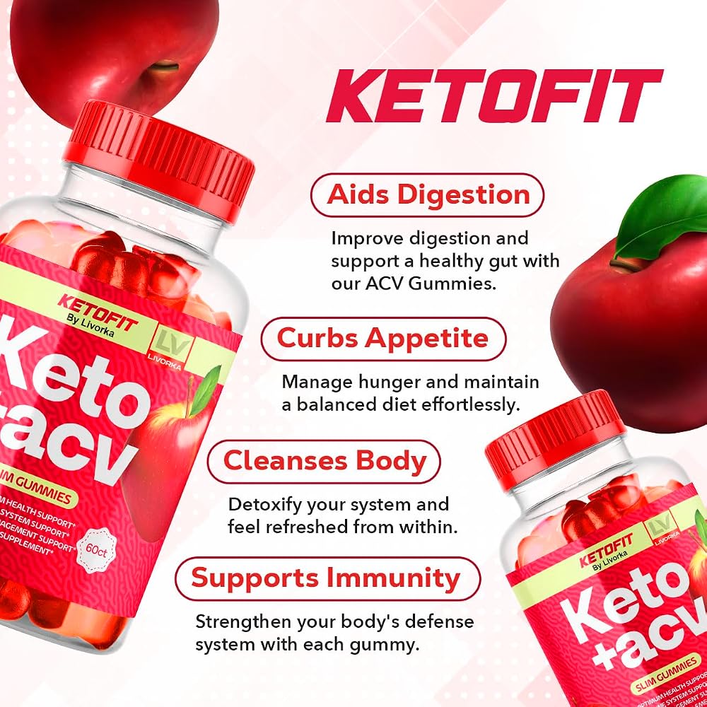 LIVORKA Ketofit ACV Keto Gummies - 120 Count (2 Pack) - image 3