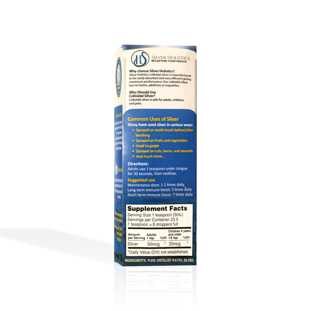Silver Holistics Colloidal Silver 10 ppm Immune Support - 20 oz Bundle - image 9