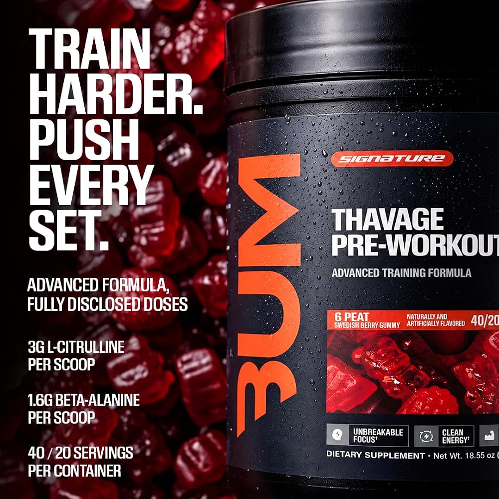 RAW Thuper Thavage Pre Workout Powder - 18.55 oz - image 4