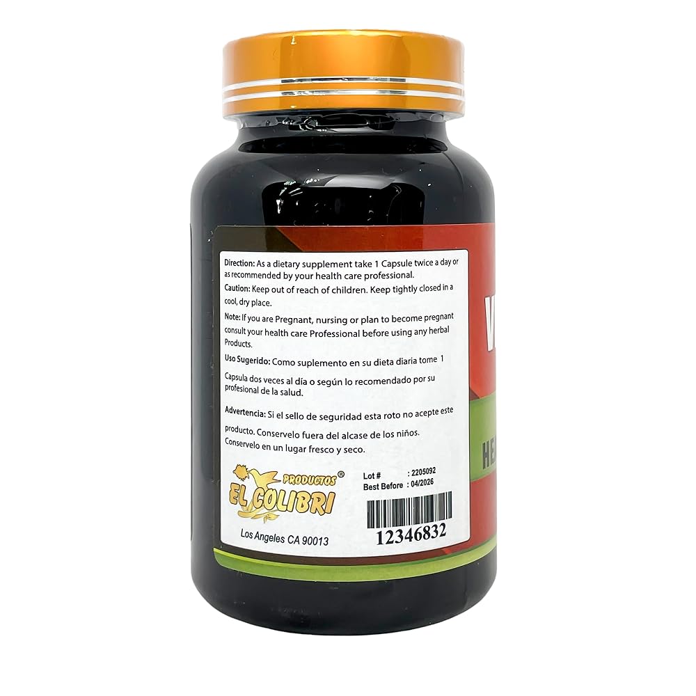 Productos El Colibri Vitamin D3 5000 IU - 90 Capsules - image 3