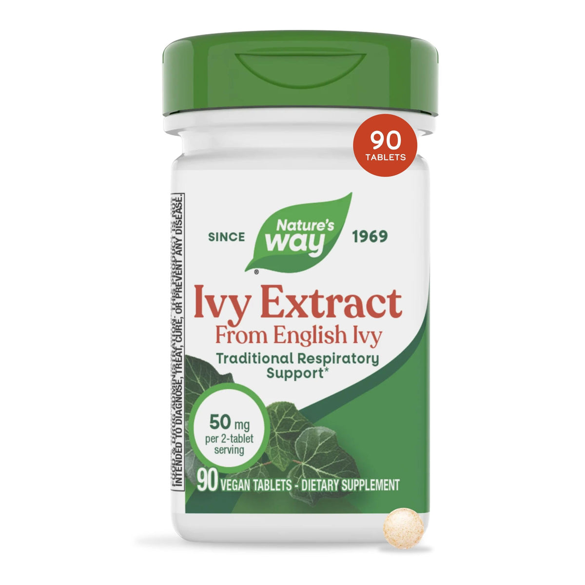 Nature's Way English Ivy Extract Respiratory Support - 90 Tablets
