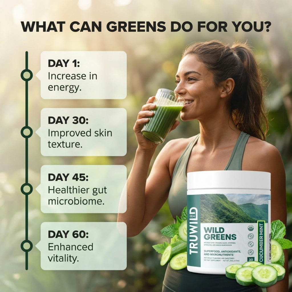 TruWild Greens Superfood Juice Powder