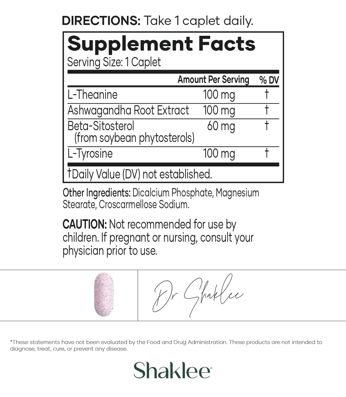 Shaklee Stress Relief Complex - 30 Caplets - image 3