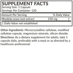 Futurebiotics Rhodiola Rosea 1000 MG Adaptogenic Herb Supports Brain