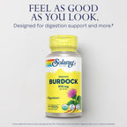 SOLARAY Organic Burdock Root 970 mg - 100 Capsules - image 3