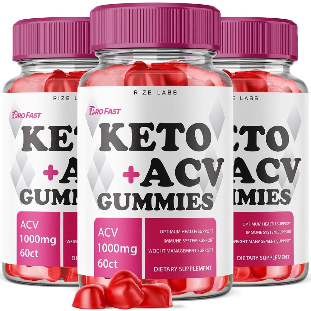 rize labs Pro Fast Keto+ACV Gummies for Weight Loss - 180 Gummies