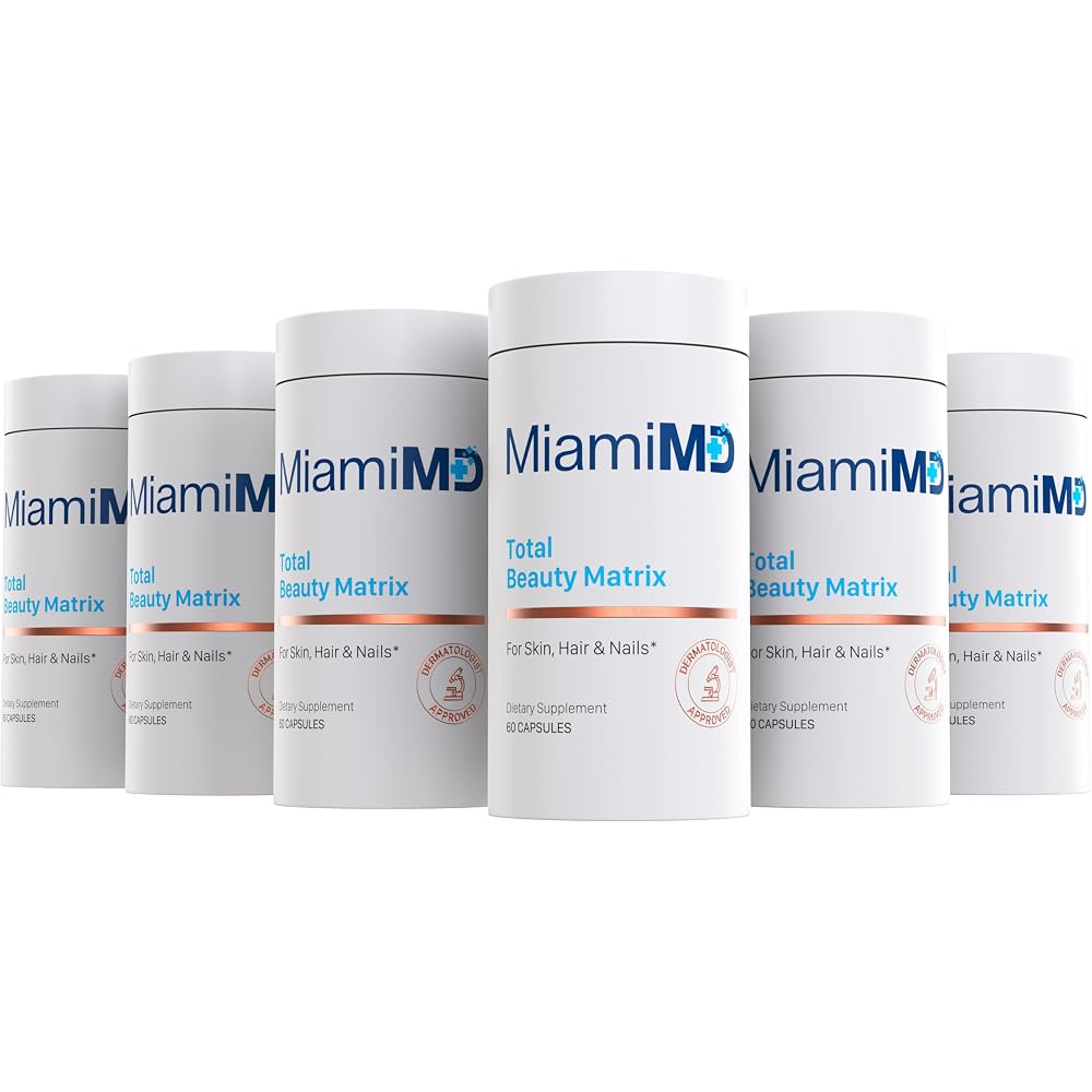 MiamiMD Total Beauty Matrix Collagen Capsules with Vitamin C