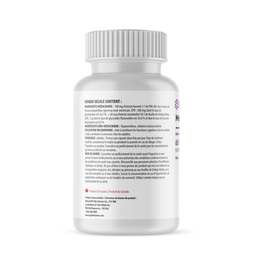 Genbiochem Memory Brain Booster - 60 Capsules - image 3