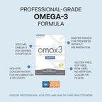 Omax3 Pro-Strength Ultra-Pure Omega-3 Fish Oil 3000 mg - 60 Softgels - image 3