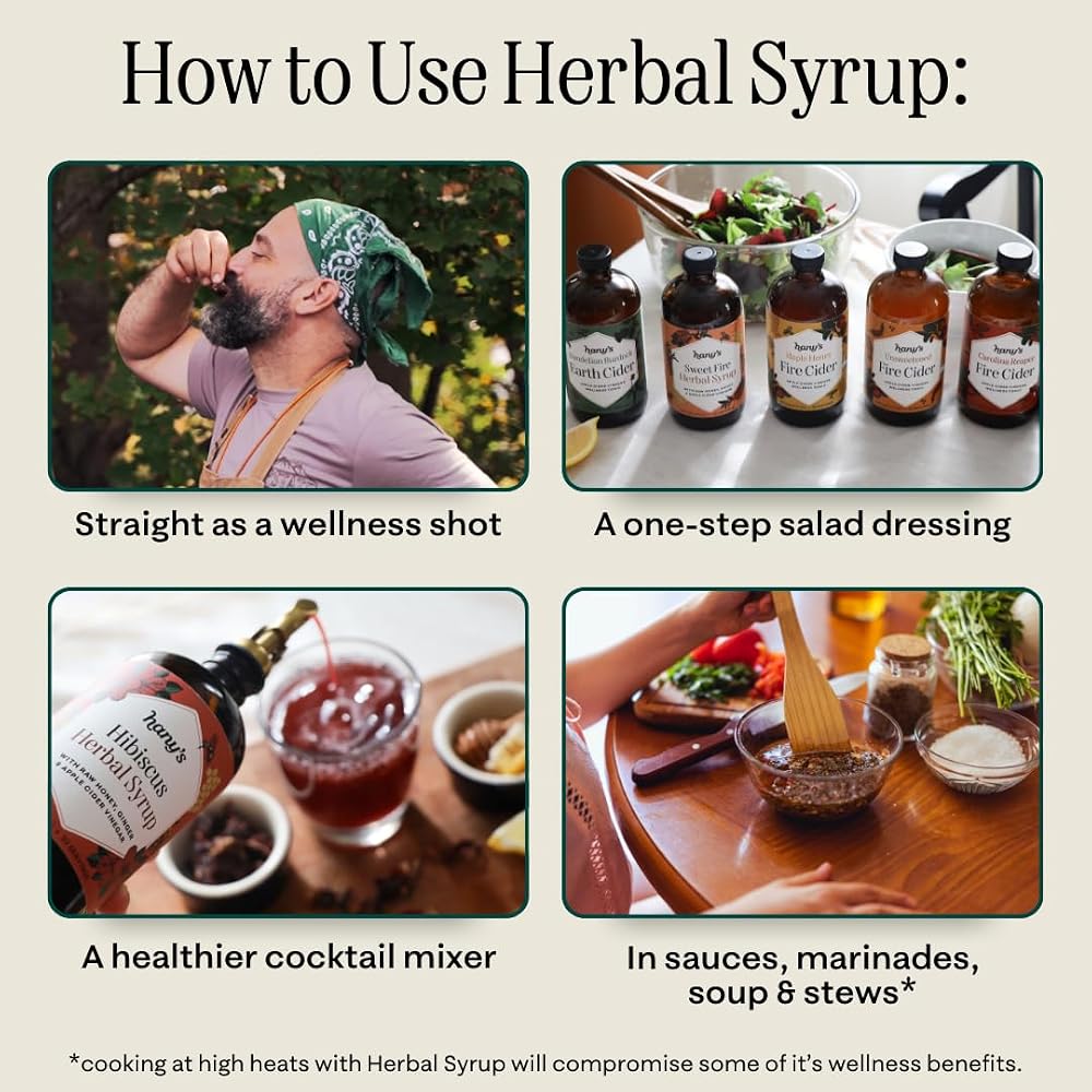 Hany's Harvest Hibiscus Ginger Herbal Syrup - 8 fl oz - image 4