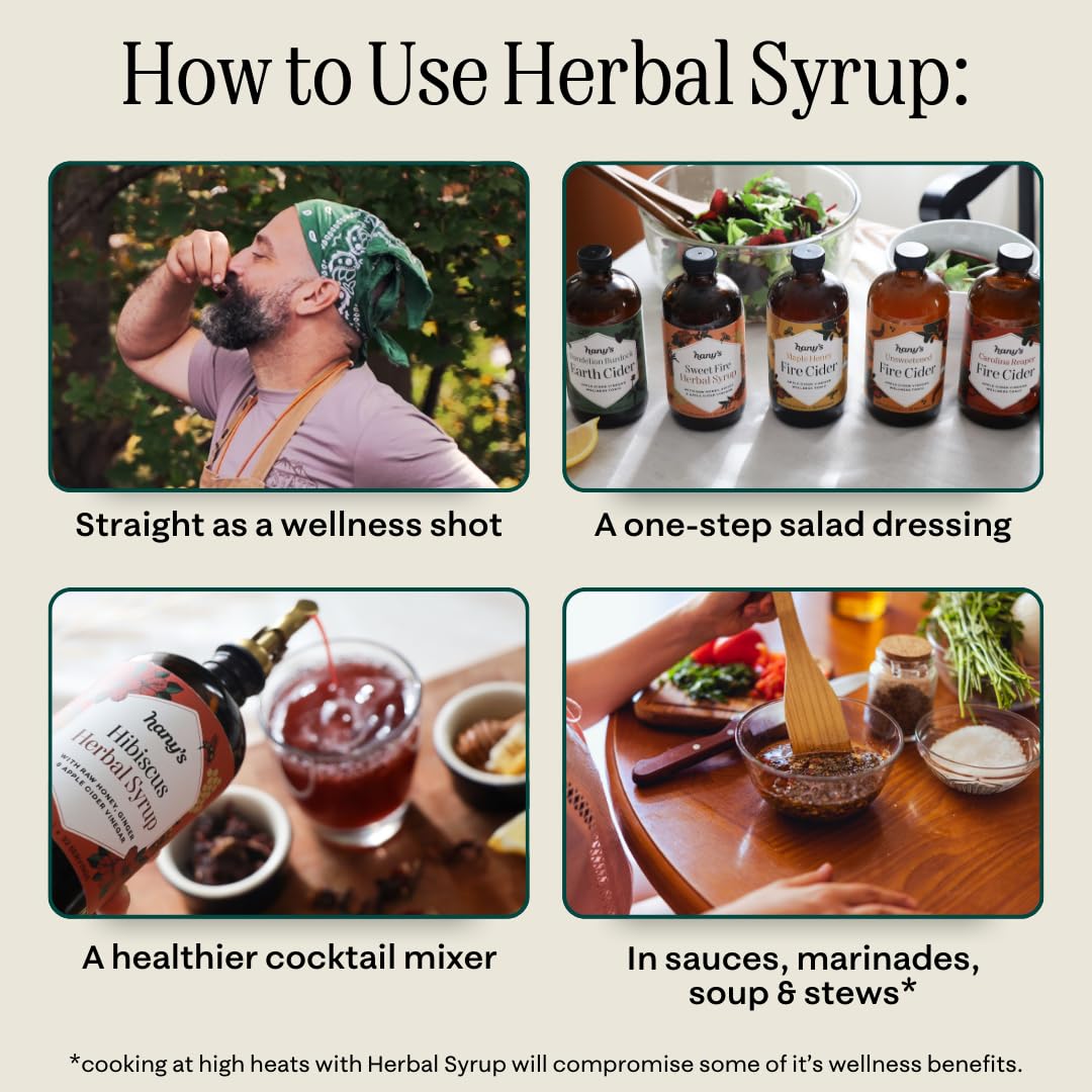 Hany's Harvest Hibiscus Ginger Herbal Syrup - 16 fl oz - image 4