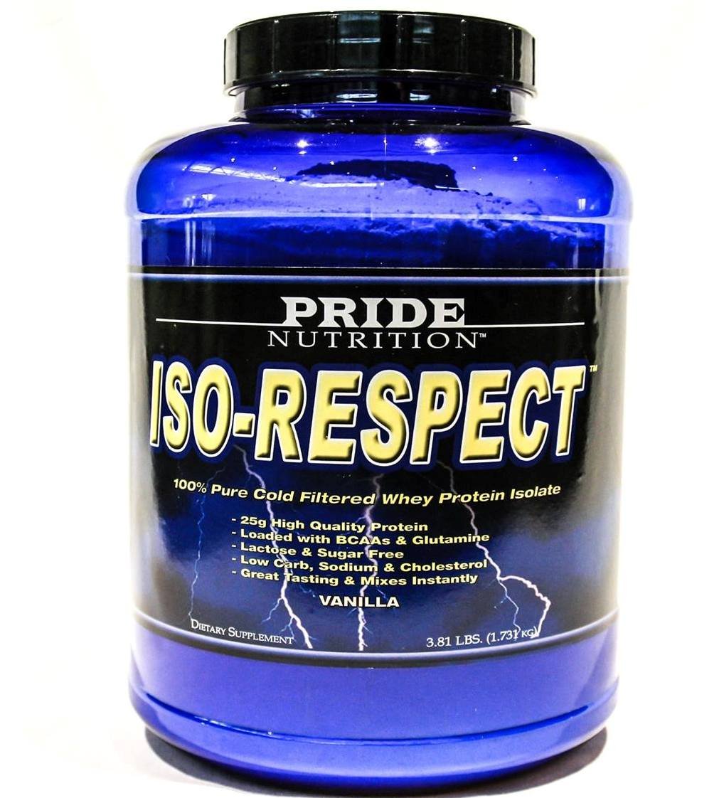 Pride Nutrition #1 Whey Protein Isolate Shake- Iso-Respect Protein
