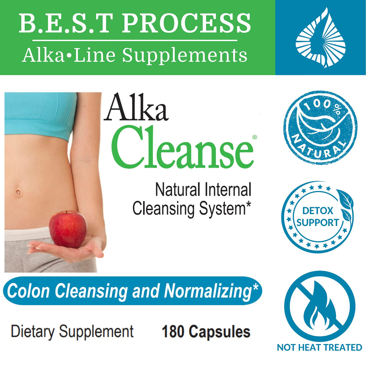Morter Alka-Cleanse - Herbal Fiber Blend with Psyllium Husk