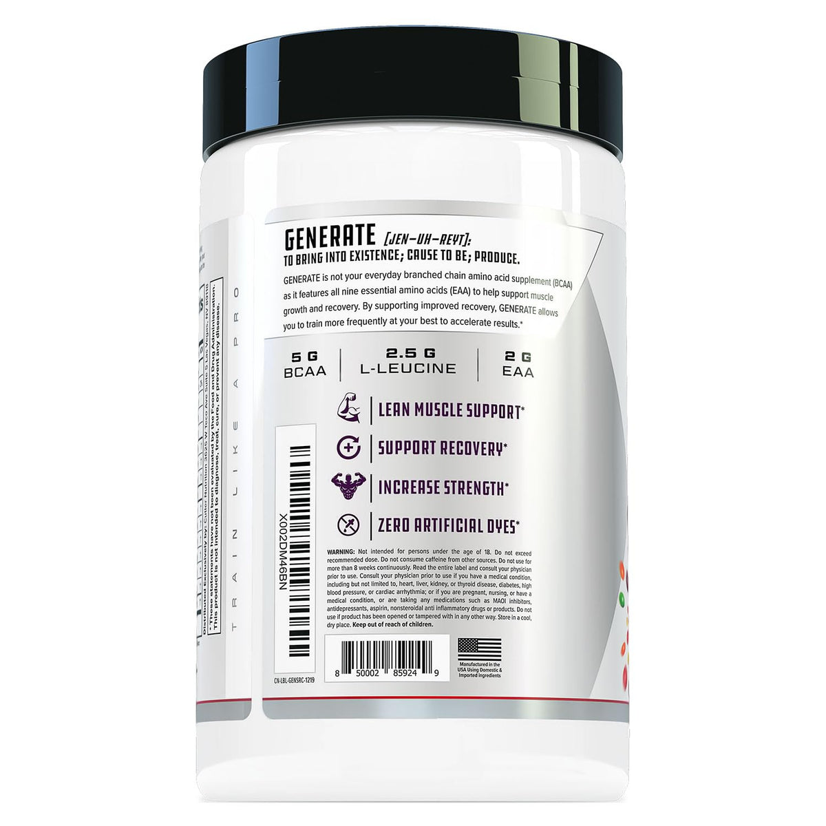 Cutler Nutrition Generate Amino Powder
