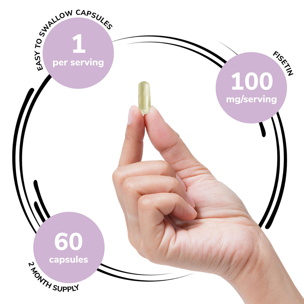 Genex Formulas Fisetin 100mg Supplement - 60 Capsules - image 4