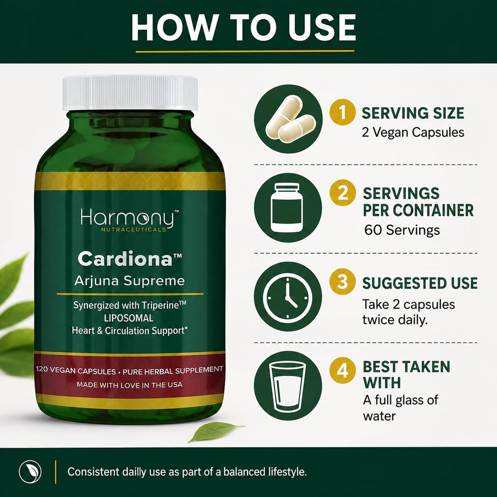 Harmony Nutraceuticals Arjuna Supreme Cardiovascular Support - image 10