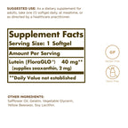 Solgar Lutein 40 mg Eye Health Support - 90 Softgels - image 2