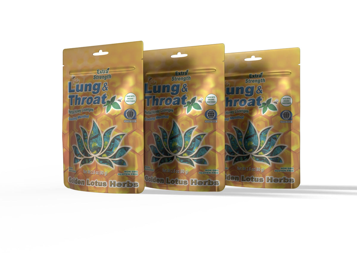 Golden Lotus Herbs Lung & Throat Herbal Lozenges - 60 Count - image 3