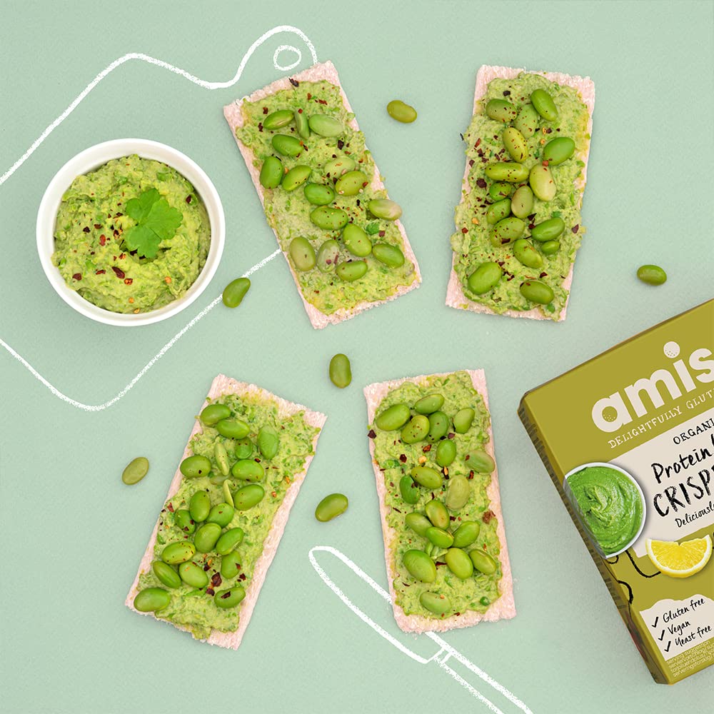 Amisa Organic Gluten-Free Protein Lentil Crispbread - 100g - image 4