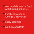 MegaRed Omega-3 Krill Oil 500mg Extra Strength - 80 Softgels - image 5