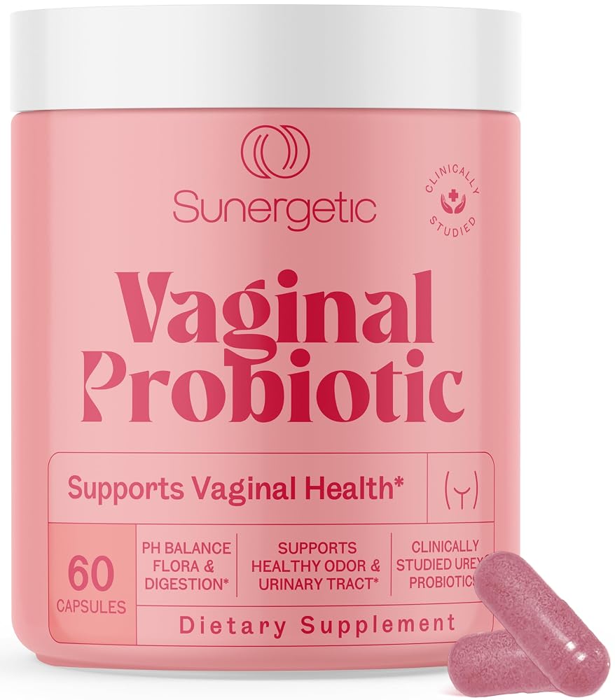 Sunergetic Vaginal Probiotics with Cranberry - 60 Capsules