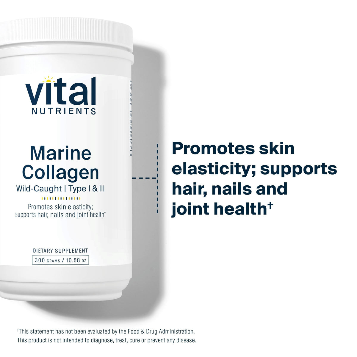 Vital Nutrients Marine Collagen Powder Unflavored - 300g - image 3