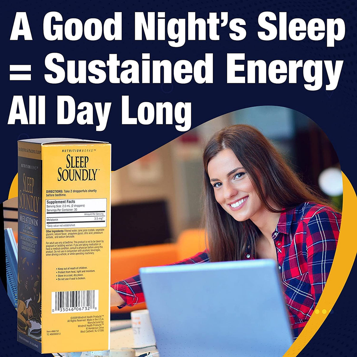 Sleep Soundly Melatonin - 2 fl oz (Pack of 3) - image 5