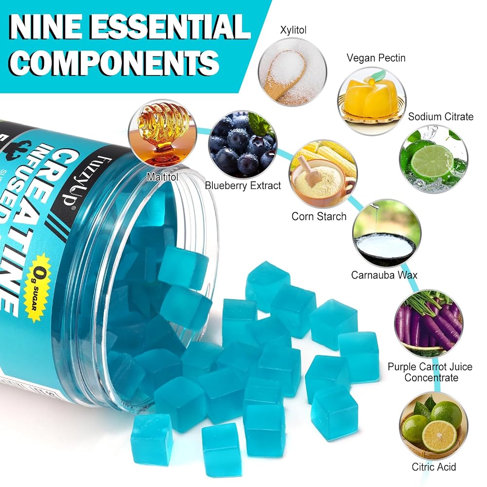 ZhuGuaCo Creatine Monohydrate Gummies for Muscle Growth - 120 Gummies - image 2