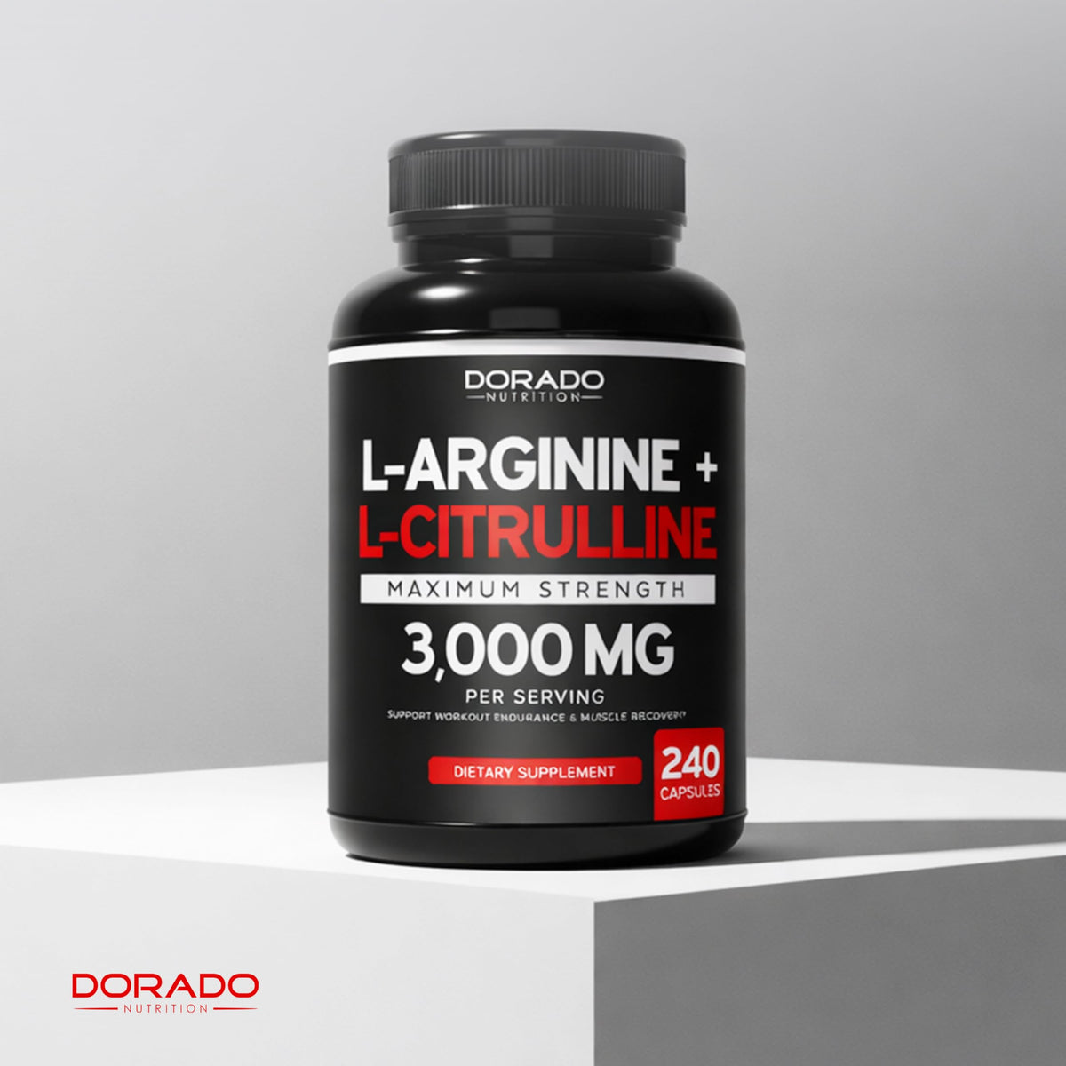 DORADO NUTRITION L-Arginine L-Citrulline 3000mg - 240 Capsules - image 5