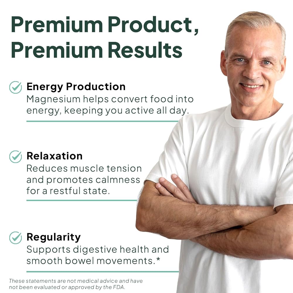 Organics Ocean Real Magnesium Citrate - High Absorption Magnesium