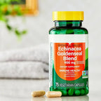 SCHMIDT EMPIRE Echinacea Goldenseal Blend 900 mg - 75 Vegetarian Capsules - image 3