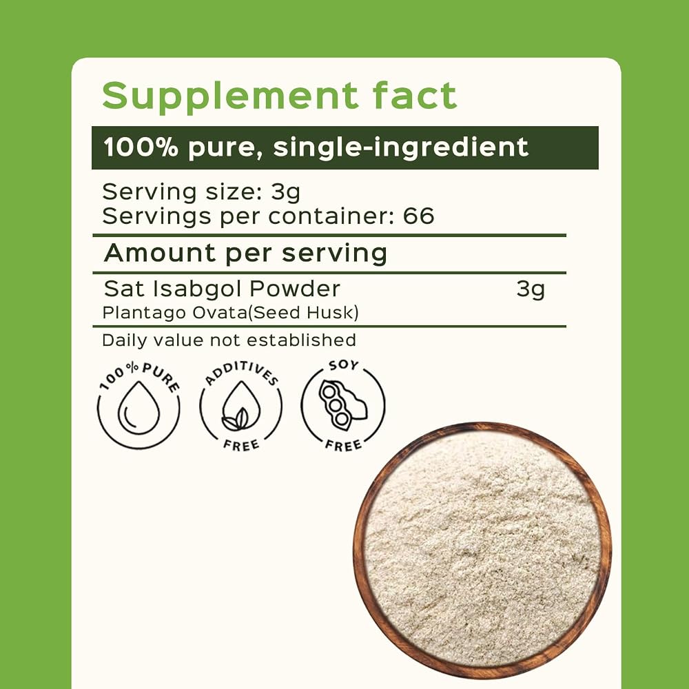 bixa BOTANICAL Psyllium Husk Powder - 7 Oz - image 3