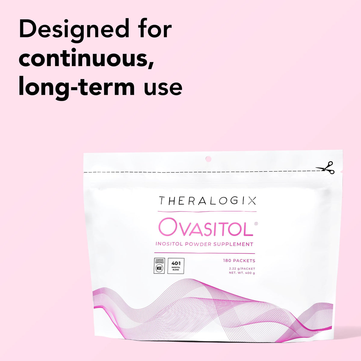 Theralogix Ovasitol Fertility & Hormone Health Powder - 180 Packets - image 5