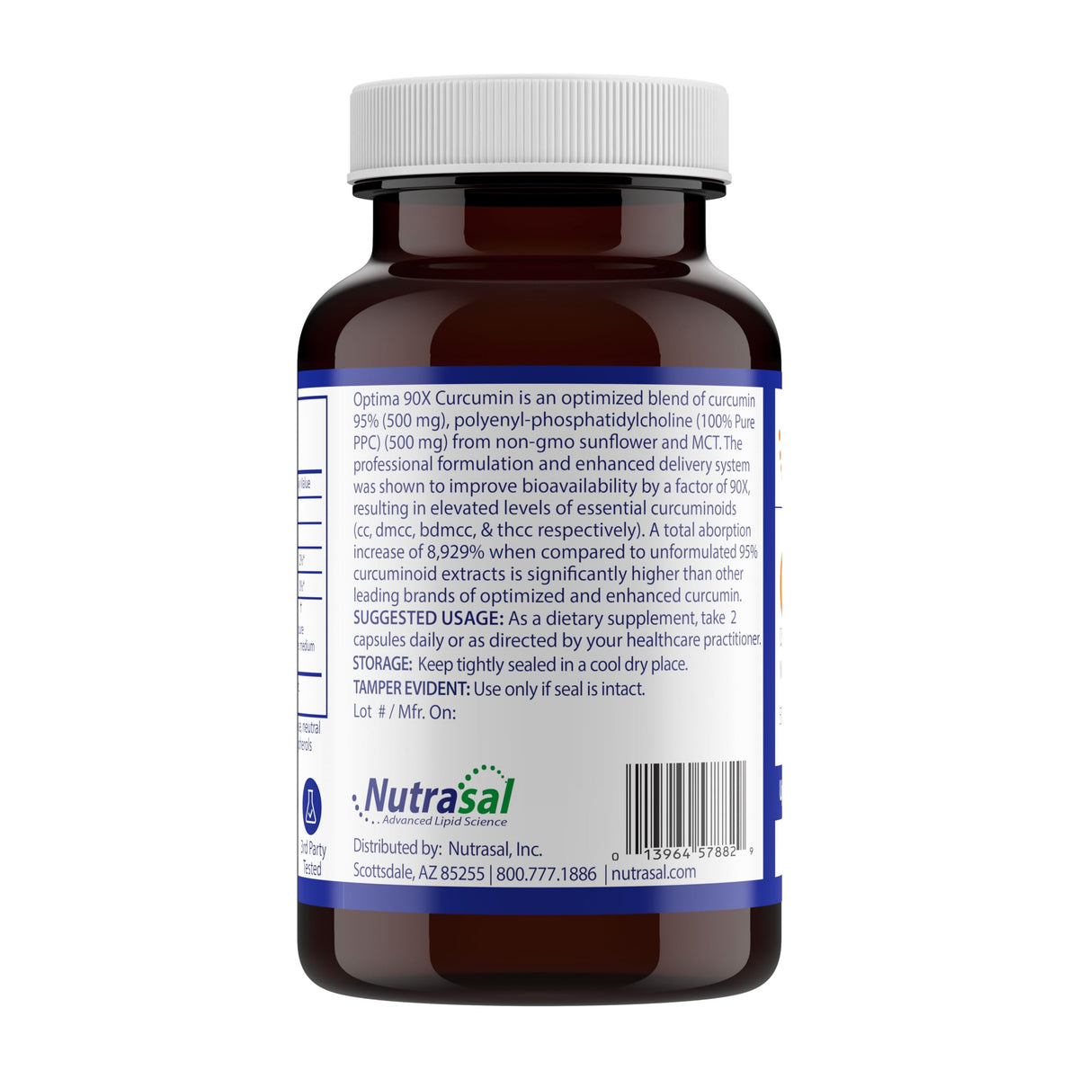 Nutrasal Optima 90X Curcumin - 60 Capsules - image 3