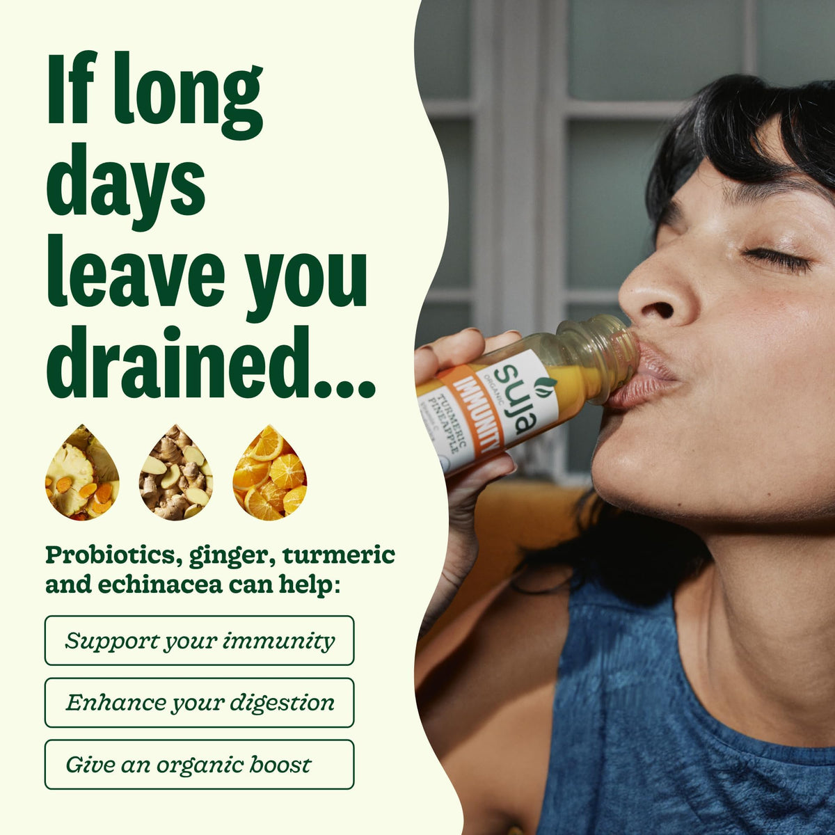 Suja Organic Immunity Defense Shot with Turmeric & Ginger - 10 Pack - image 4