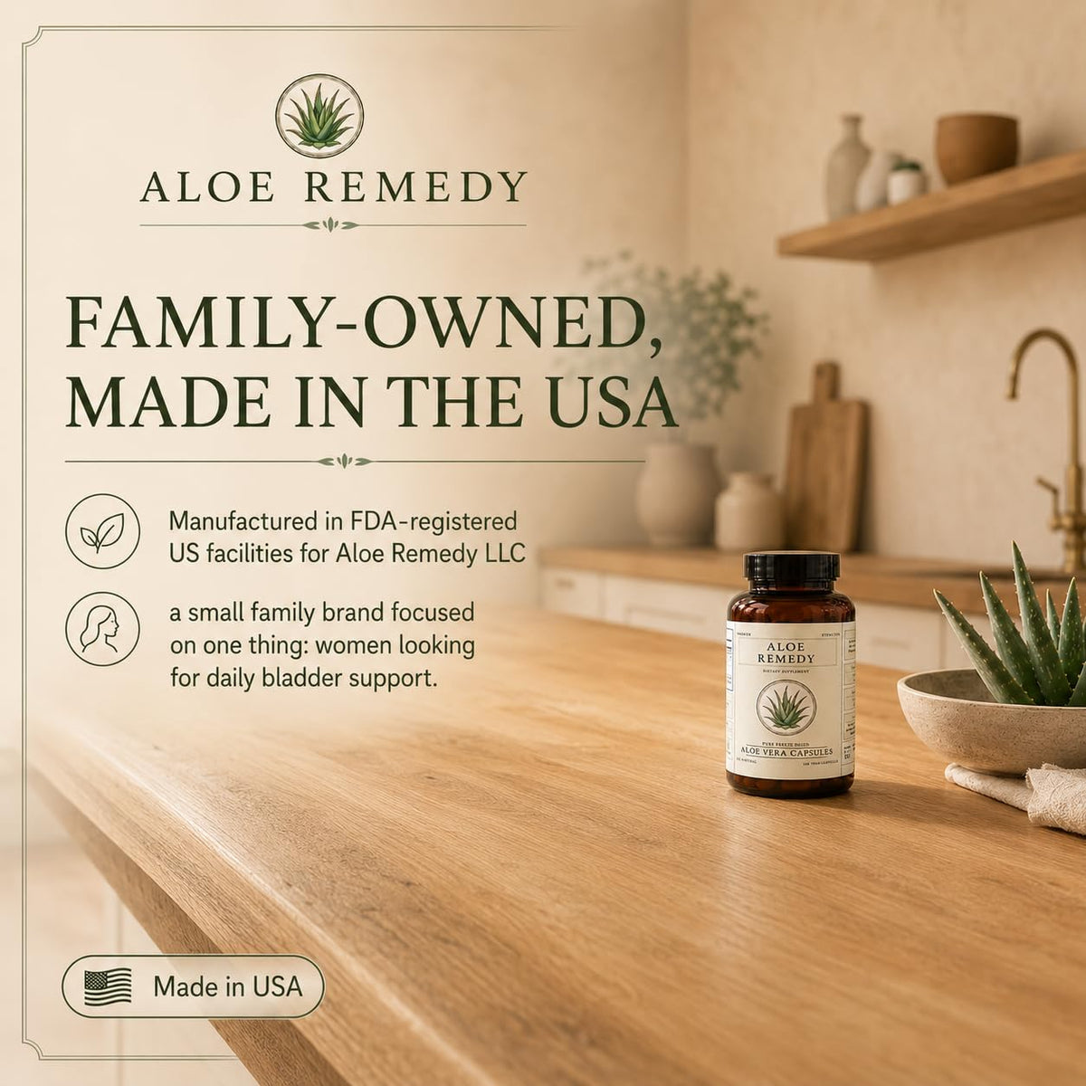 Aloe Remedy Aloe Vera Capsules for Bladder Comfort - 180 Vegan Capsules - image 5