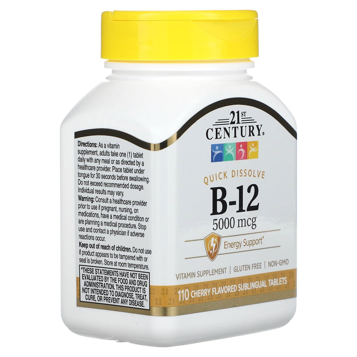 SIKXTOA 21st Century B-12 5000 mcg Sublingual Tablets - 110 Tablets - image 2
