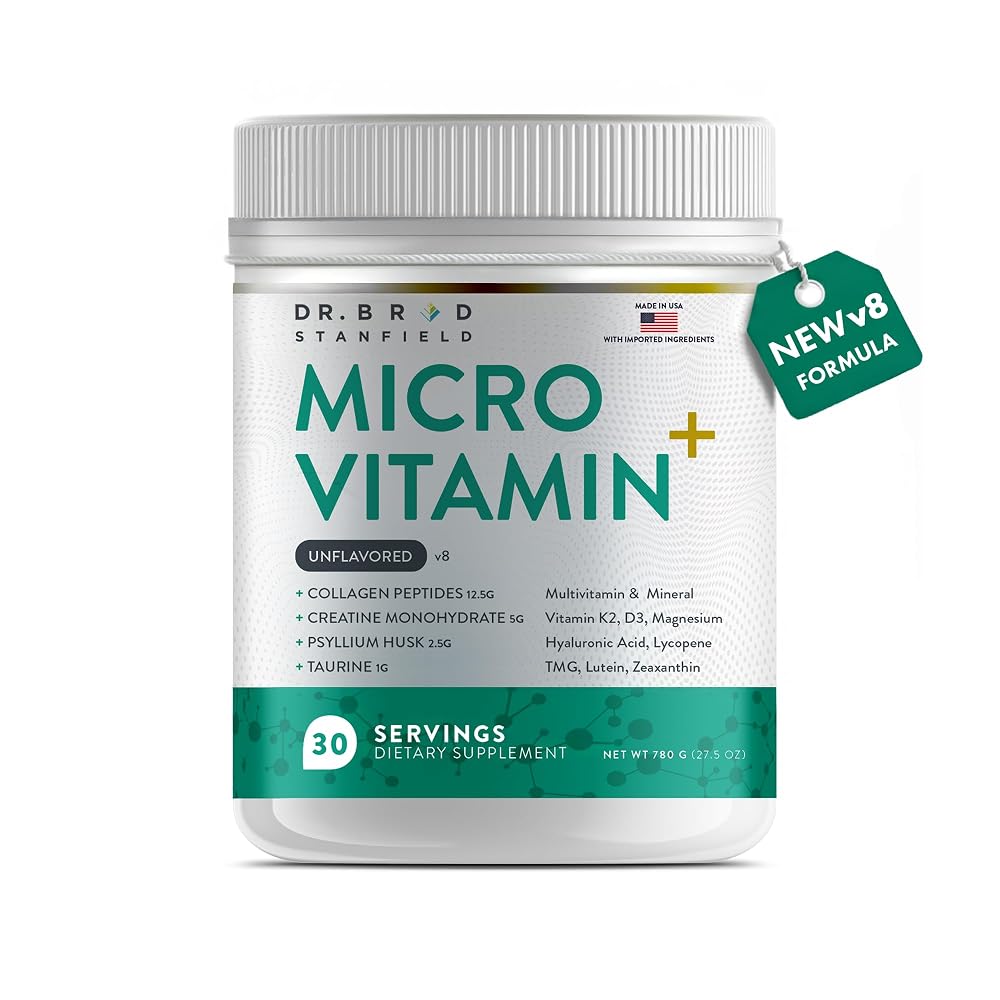 Dr Brad Stanfield Methylated Multivitamin + Collagen Peptides +